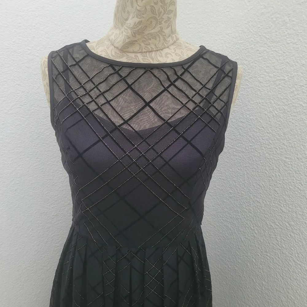 Ellen Tracy Dress Fit & Flare Little Black Dress - Picture 3 of 9